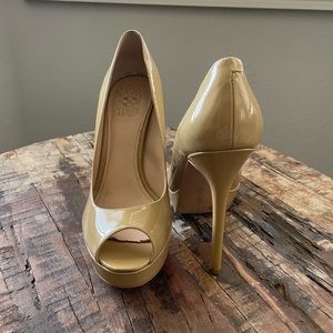 'Lorim' Peep Toe Platform Pump NUDE